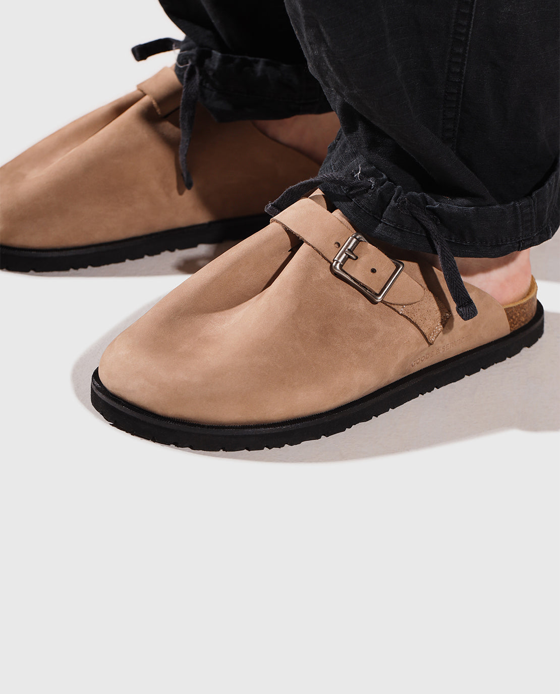 Paper Bag Mule - Taupe