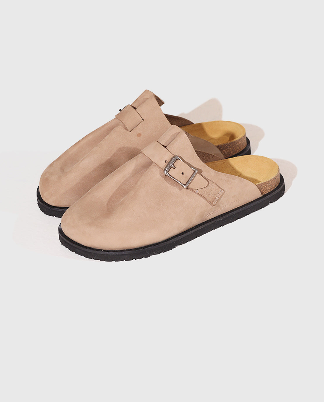 Paper Bag Mule - Taupe