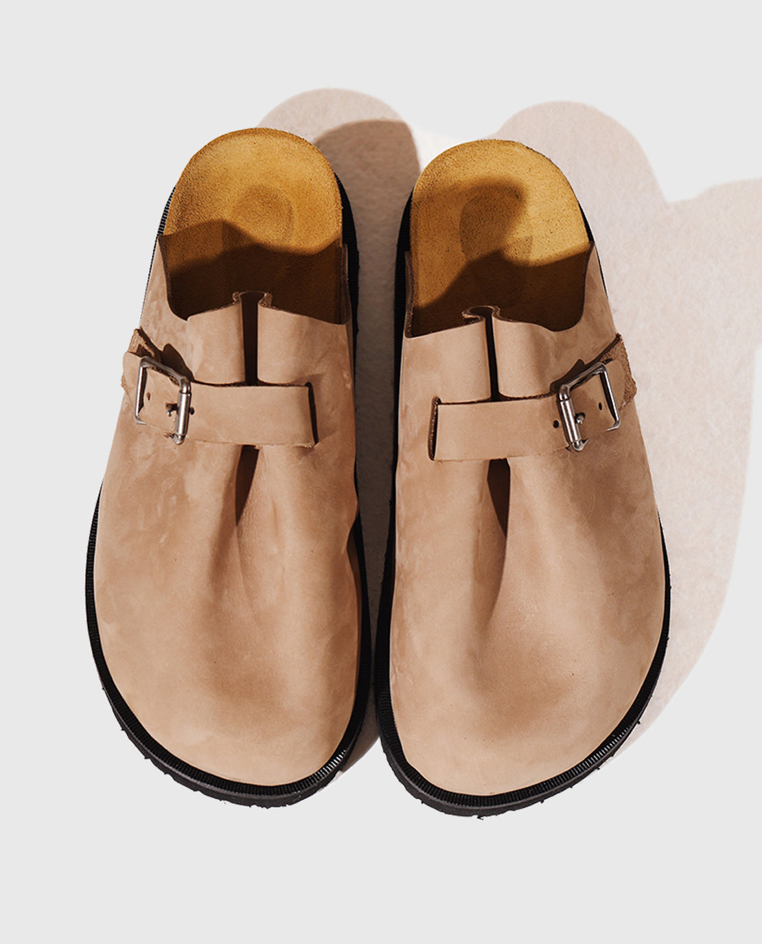 Paper Bag Mule - Taupe