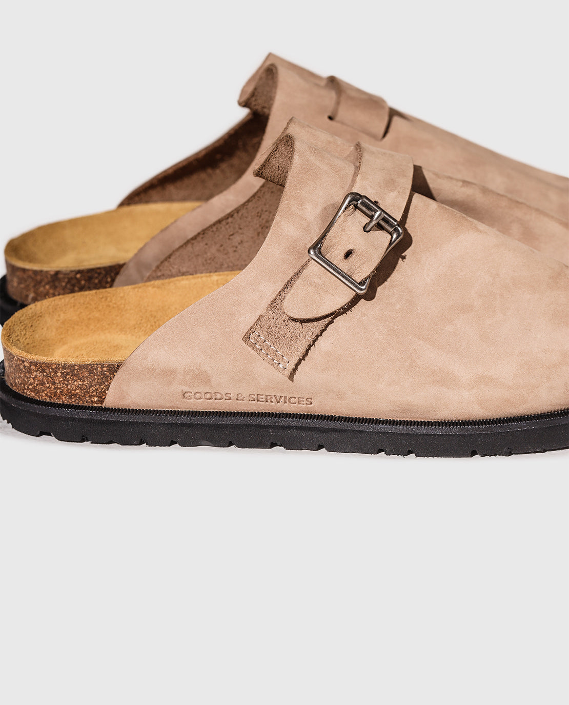 Paper Bag Mule - Taupe