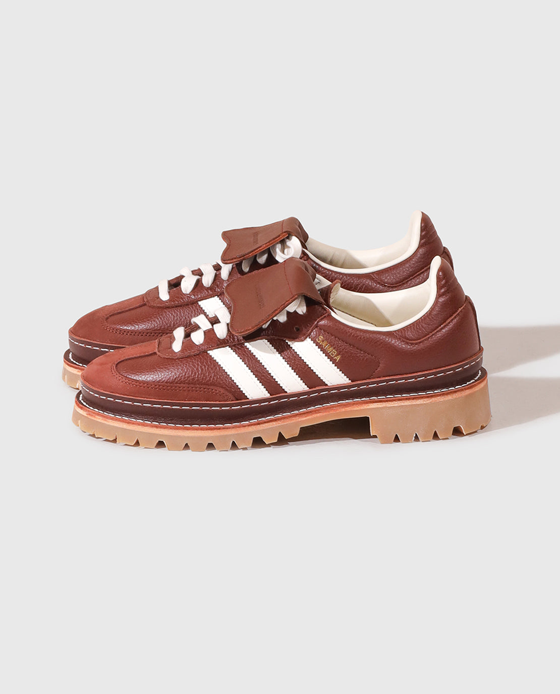 COMMISSIONS NOW OPEN: Custom Re-design Adidas Samba Brown