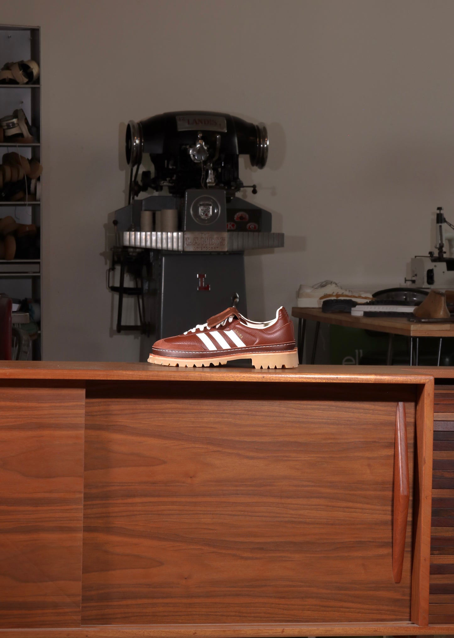 COMMISSIONS NOW OPEN: Custom Re-design Adidas Samba Brown