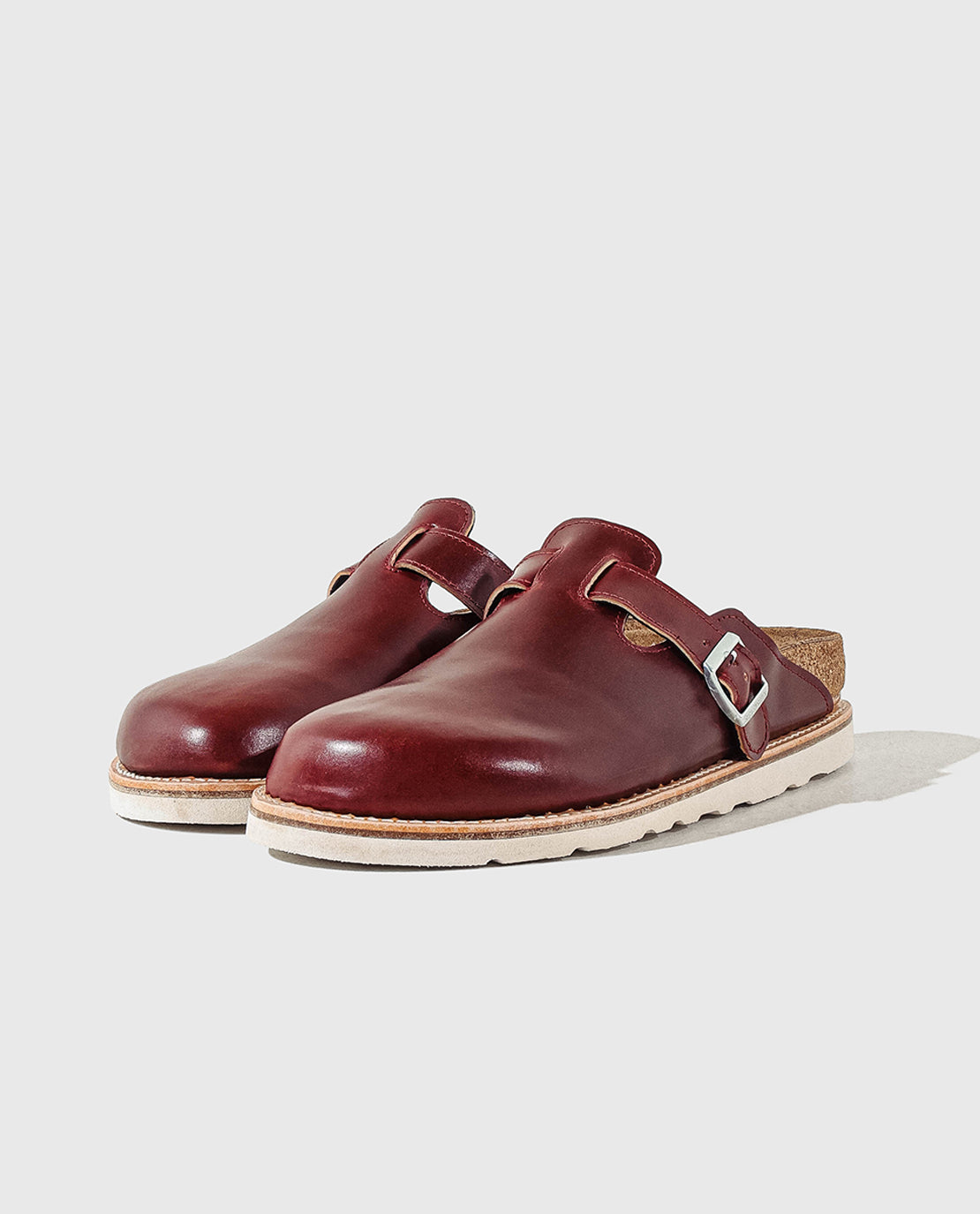 Handmade Shell Cordovan Good-Year Welted Mule