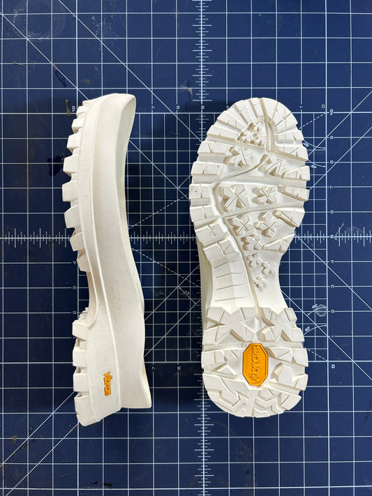 Vibram Bristol Sole Size 8.5/9 and Size 10 - white