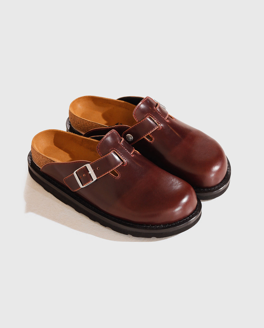 Handmade Hand Welted Shell Cordovan Mule
