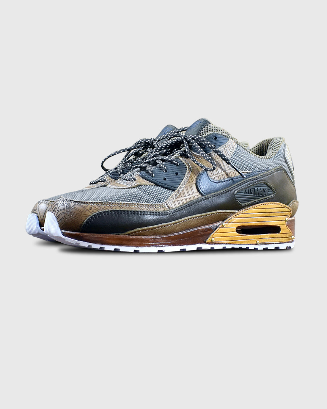 Nike air max 90 best sale brown leather